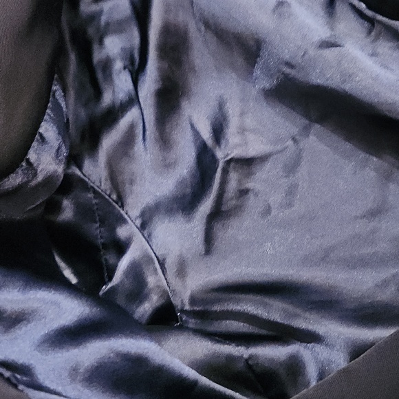 Navy Blue Women's Blazer - Picture 3 of 4